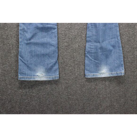 Zadig & Voltaire Denim LOVE+ ROCK size 28 Low Rise Boot Cut Light Wash - Picture 3 of 7